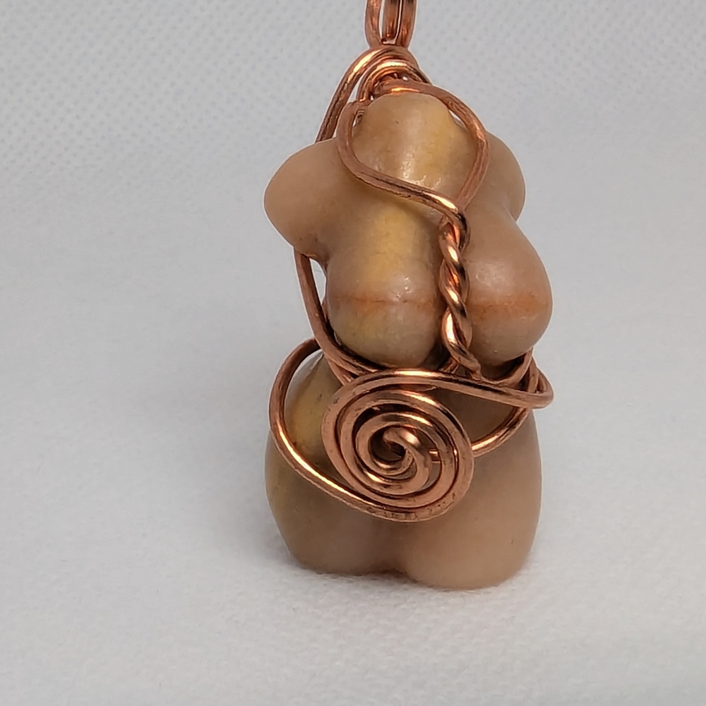 Handcrafted Copper Wire Wrapped Pendant